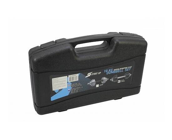 Гантель разборная Start UP HD2704 в пл. чемодане 10 кг (1x10 кг) (крашеная), фото , изображение 4