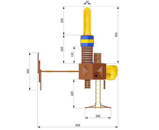 Детский игровой комплекс Fort-6, фото , изображение 5