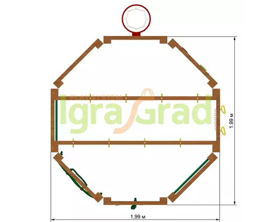 Спортивный комплекс IgraGrad "WorkOut", фото , изображение 4