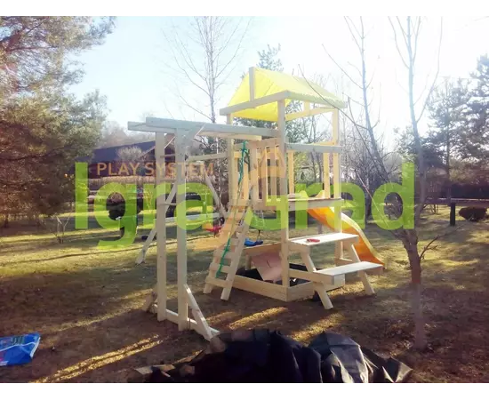 Детская площадка IgraGrad Крафтик со столиком и рукоходом, фото , изображение 5