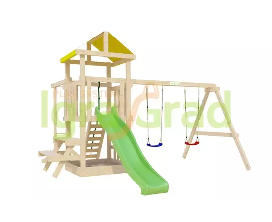 Детская площадка IgraGrad Крафтик со столиком и рукоходом, фото , изображение 2