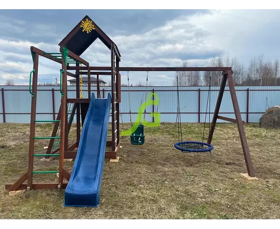 Детская площадка IgraGrad Панда Фани Gride с рукоходом, фото , изображение 12