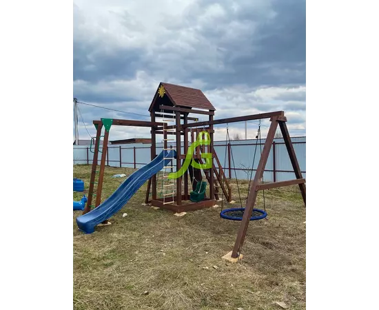 Детская площадка IgraGrad Панда Фани Gride с рукоходом, фото , изображение 7