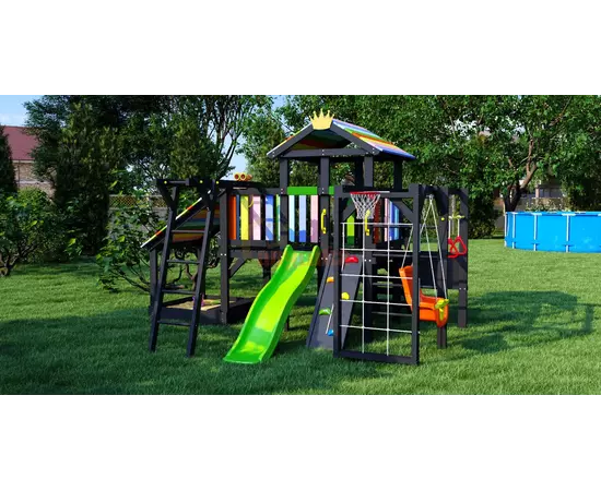 Игровая площадка Савушка 10 Black, фото , изображение 5