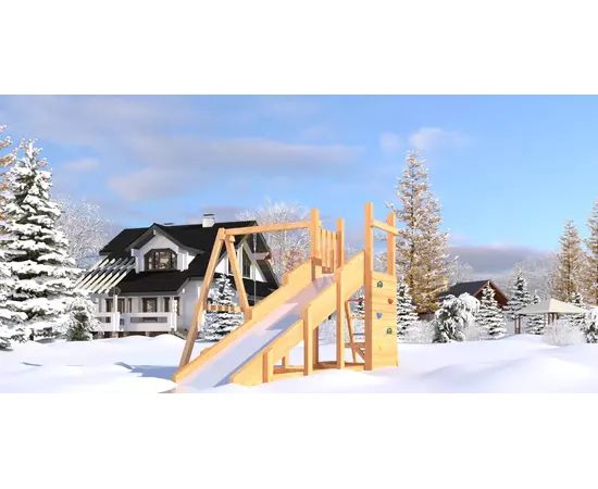 Детская площадка Савушка Мастер 6 с качелями (4 сезона), фото , изображение 2